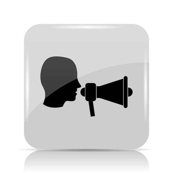 Megaphone icon — Stock Photo, Image