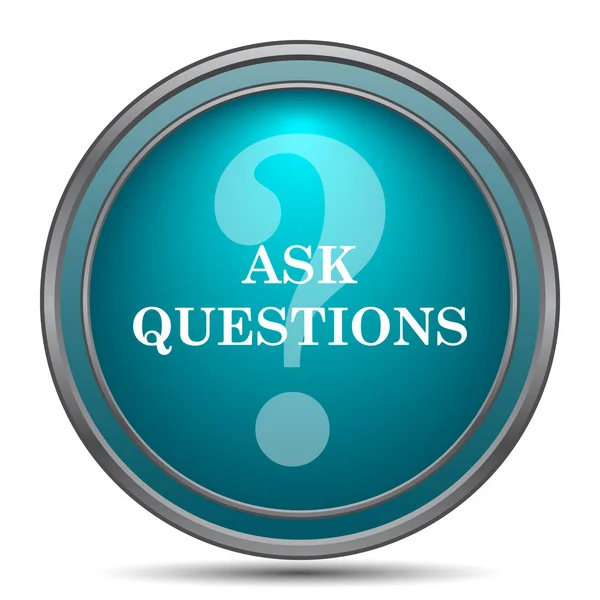 Ask questions icon — Stock Photo, Image