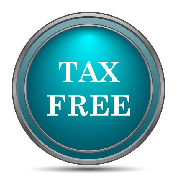 Tax Free Icon Internet Button White Background — Stock Photo, Image