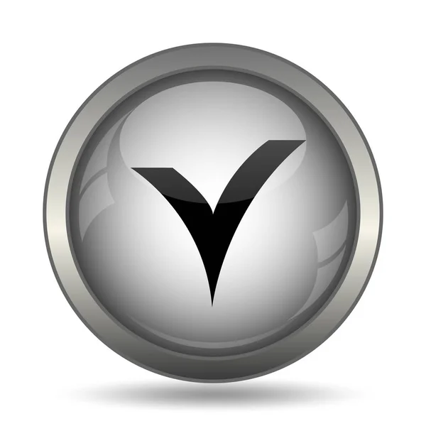 V angekreuztes Symbol — Stockfoto