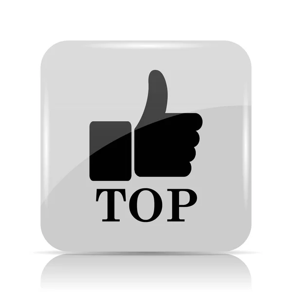 Top Icon Internet Button White Background — Stock Photo, Image