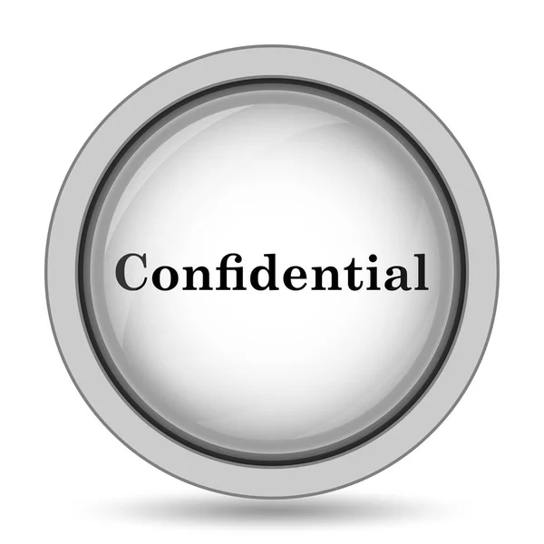 Icono confidencial — Foto de Stock