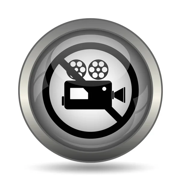 Yasak video kamera simgesi — Stok fotoğraf