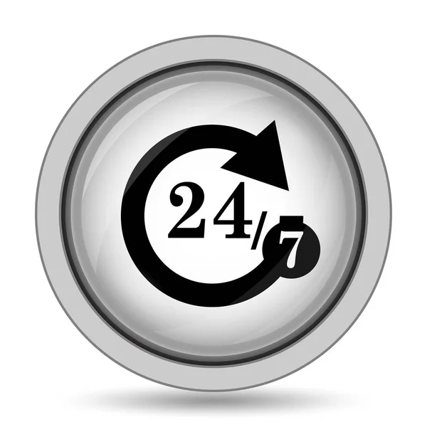 24/7 pictogram — Stockfoto