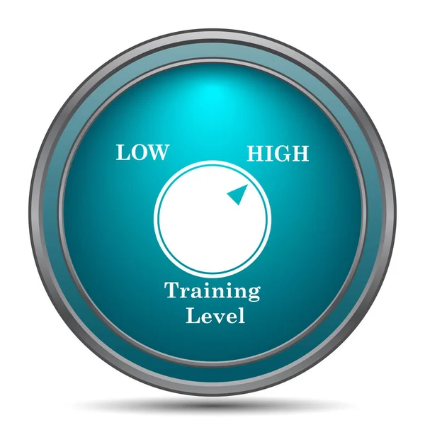 Training Level Icon Internet Button White Background — Stock Photo, Image