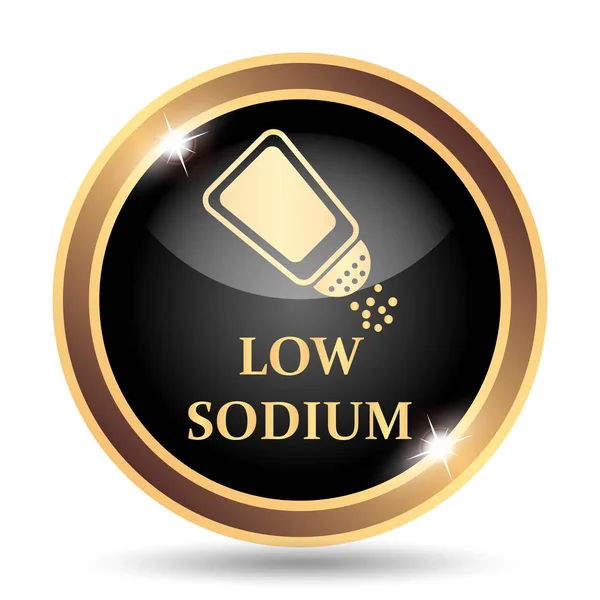 Low sodium icon — Stock Photo, Image