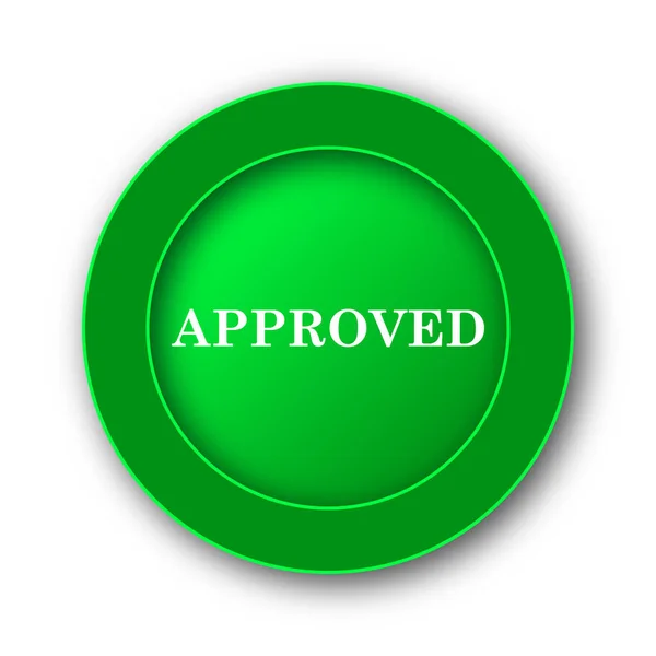 Approved icon — Stock Photo, Image