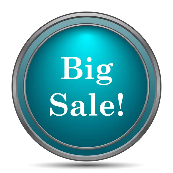 Big Sale Icon Internet Button White Background — Stock Photo, Image