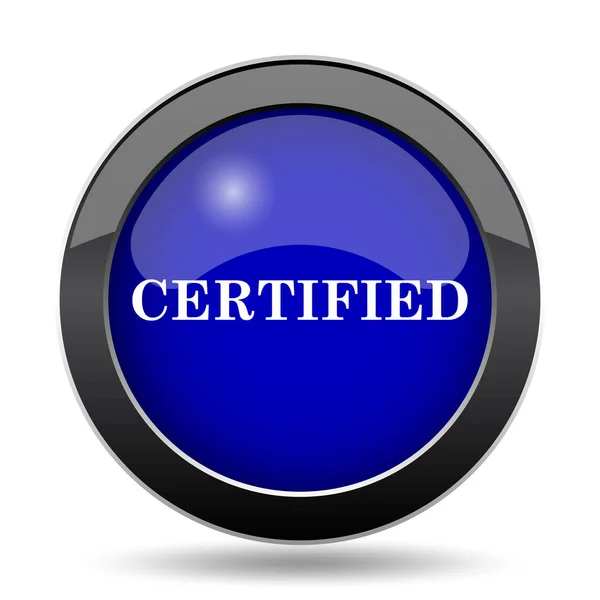 Icono certificado — Foto de Stock