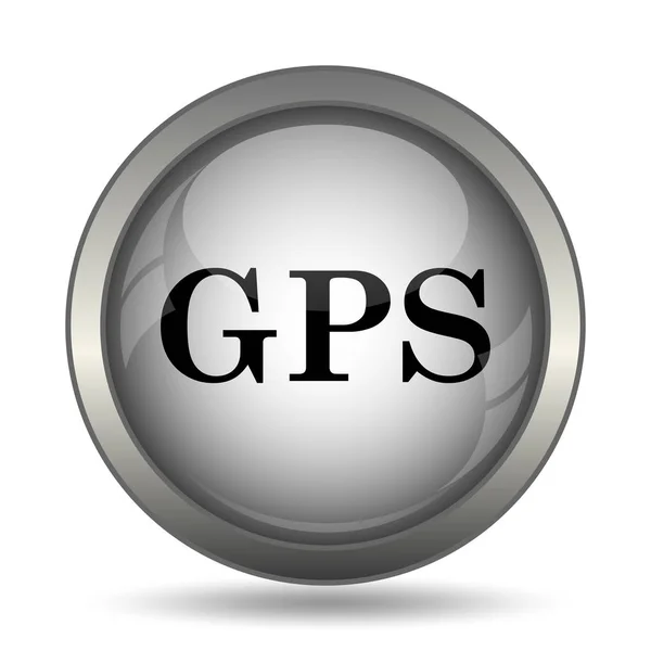 Knoop Van Het Website Van Het Pictogram Zwart Van Gps — Stockfoto