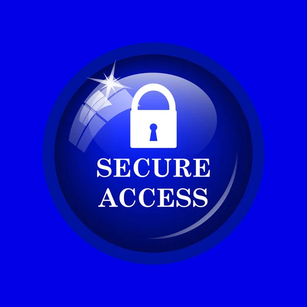 セキュリティで保護されたアクセスのアイコン — ストック写真