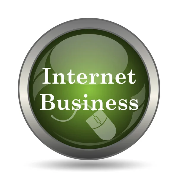 Icono de negocio de Internet — Foto de Stock