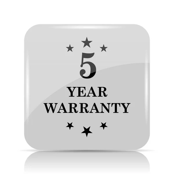 5 year warranty icon — Stock Photo, Image