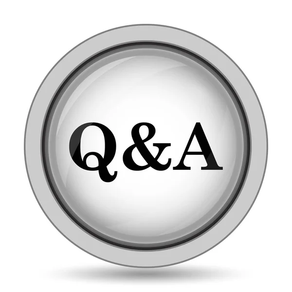 Icono de Q & A — Foto de Stock