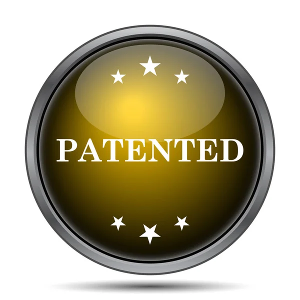 Patented icon — Stock Photo, Image