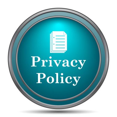 Gizlilik ilkesi simgesi. Beyaz arka plan üzerinde Internet düğmesi