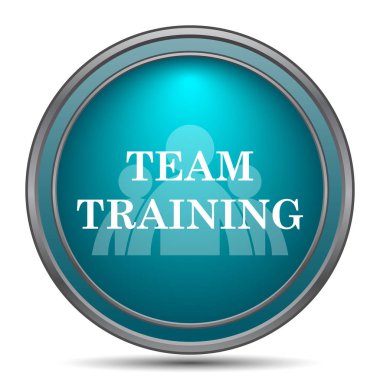 Takım eğitim simgesi. Beyaz arka plan üzerinde Internet düğmesi