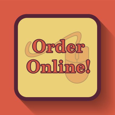 Sipariş online simgesi