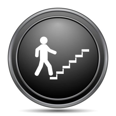 İşadamı merdivenlerde - başarı simgesi