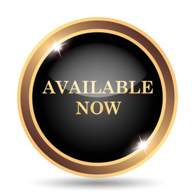 Kullanılabilir Şimdi simgesi. Beyaz arka plan üzerinde Internet düğmesi