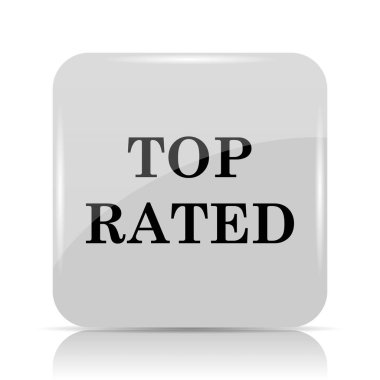 Simge en üst düzey. Beyaz arka plan üzerinde Internet düğmesi