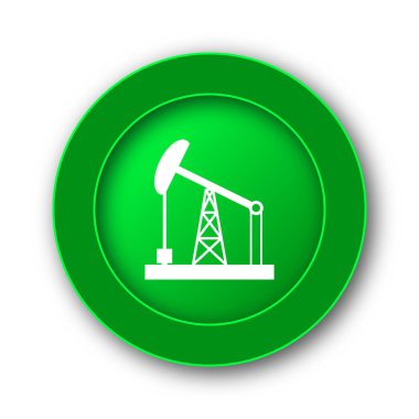 Petrol pompa simgesi. Beyaz arka plan üzerinde Internet düğmesi