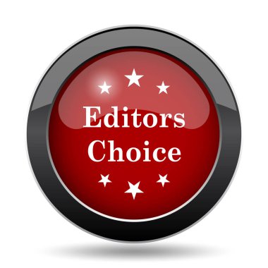 Editörler seçim simgesi. Beyaz arka plan üzerinde Internet düğmesi