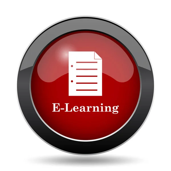 Az E-learning ikon — Stock Fotó