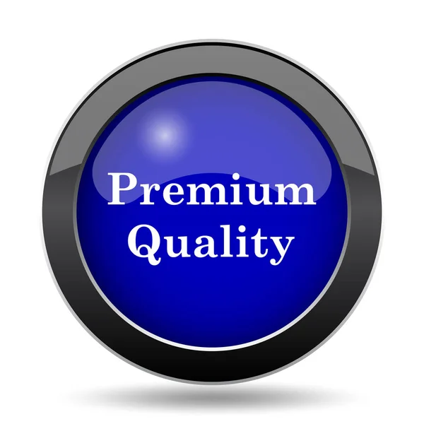 Premium Kwaliteit Pictogram Internet Knop Witte Achtergrond — Stockfoto
