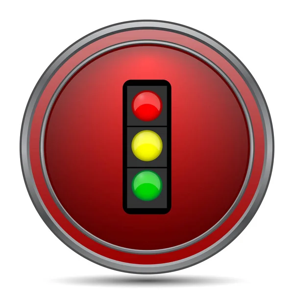 Ícone de semáforo — Fotografia de Stock