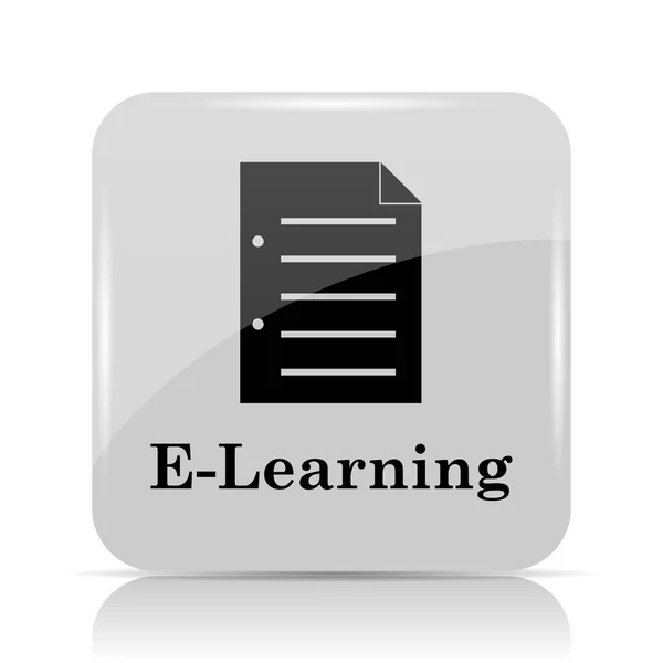 Ikona e learningu — Zdjęcie stockowe