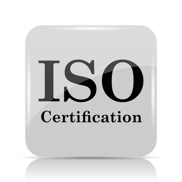 ISO certifiering ikonen — Stockfoto