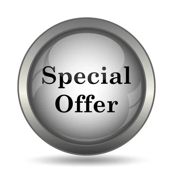 Special Offer Icon Black Website Button White Background — Stock Photo, Image