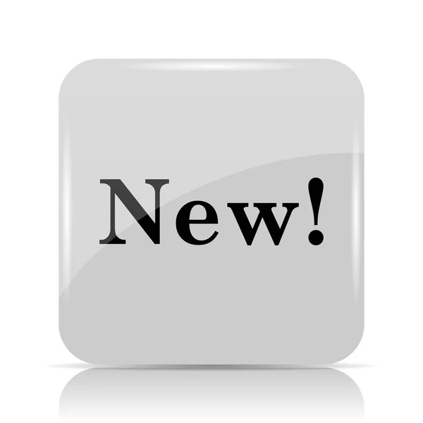 New Icon Internet Button White Background — Stock Photo, Image