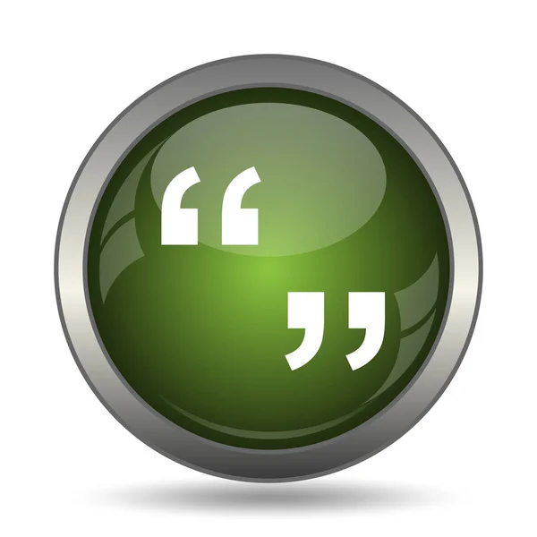 Quotation marks icon — Stock Photo, Image