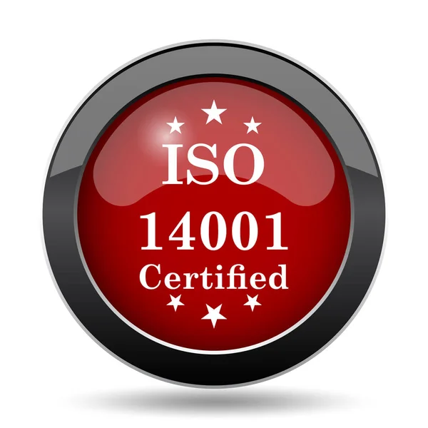 Iso14001 認証取得のアイコン — ストック写真