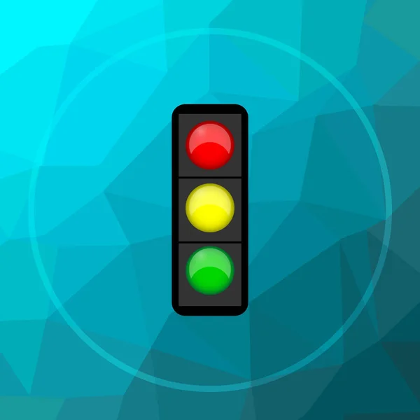 Traffic light icon — Stock Photo, Image