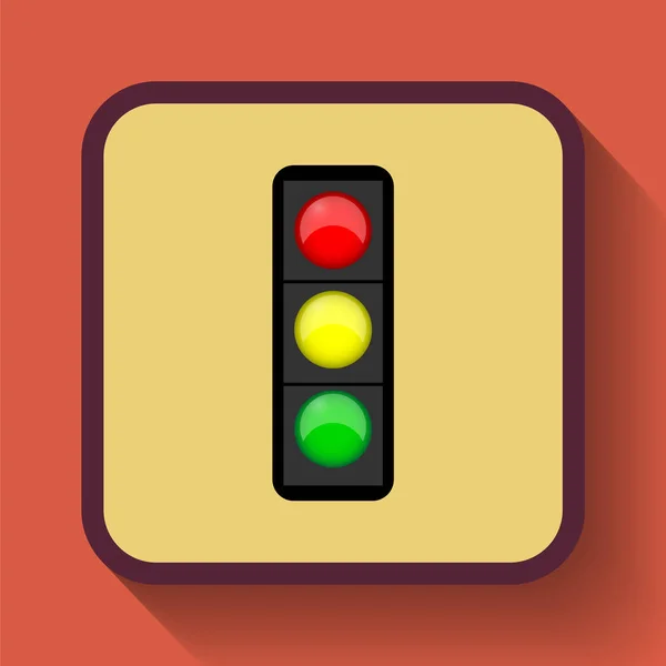 Icona del semaforo — Foto Stock