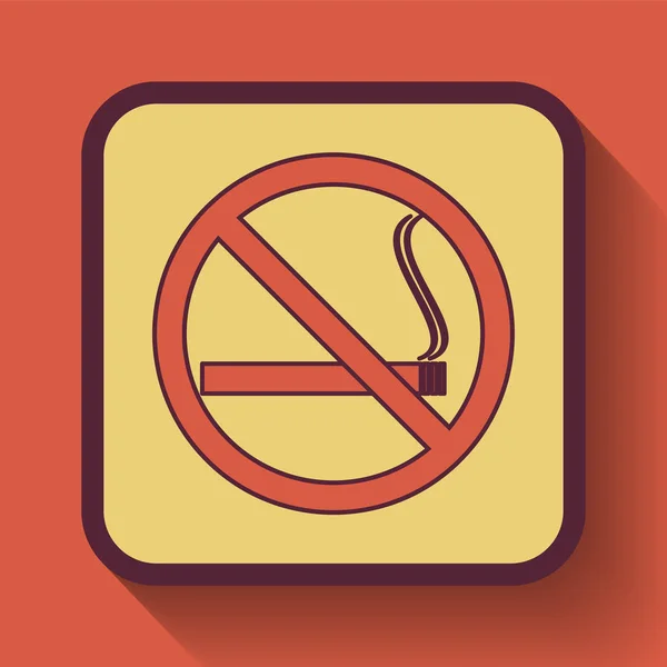 Žádné Kouření Ikony Barevné Stránky Tlačítko Pozadí — Stock fotografie