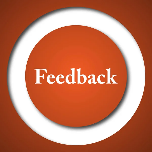 Ícone de feedback — Fotografia de Stock