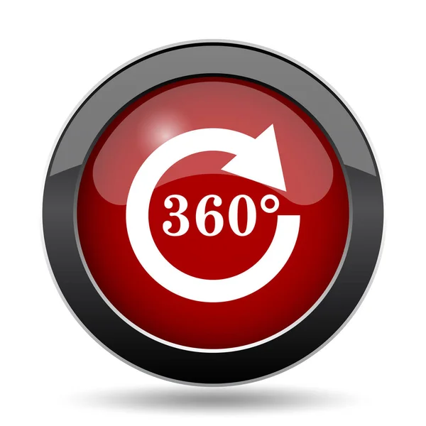 Rechargez Icône 360 Bouton Internet Sur Fond Blanc — Photo