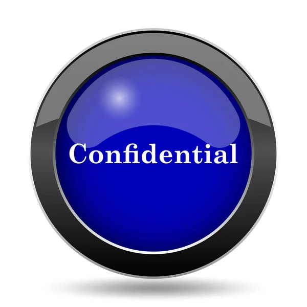 Icono confidencial — Foto de Stock