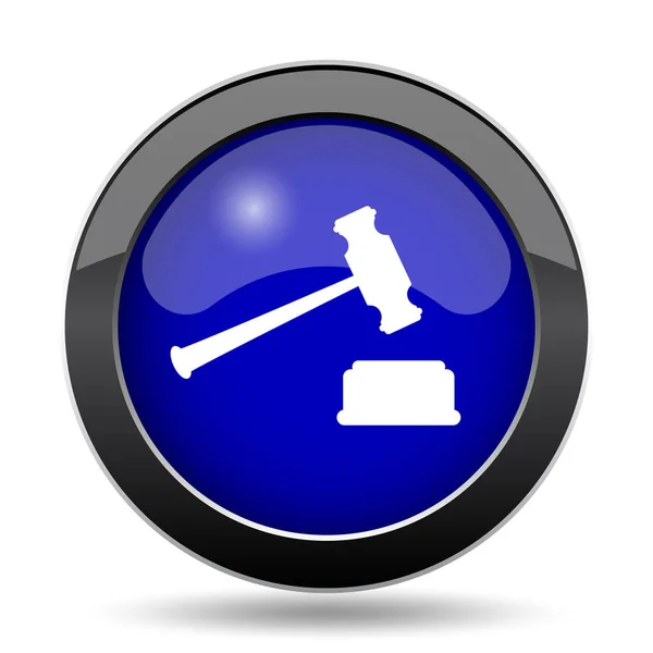 Judge hammer icon — Stock Photo, Image