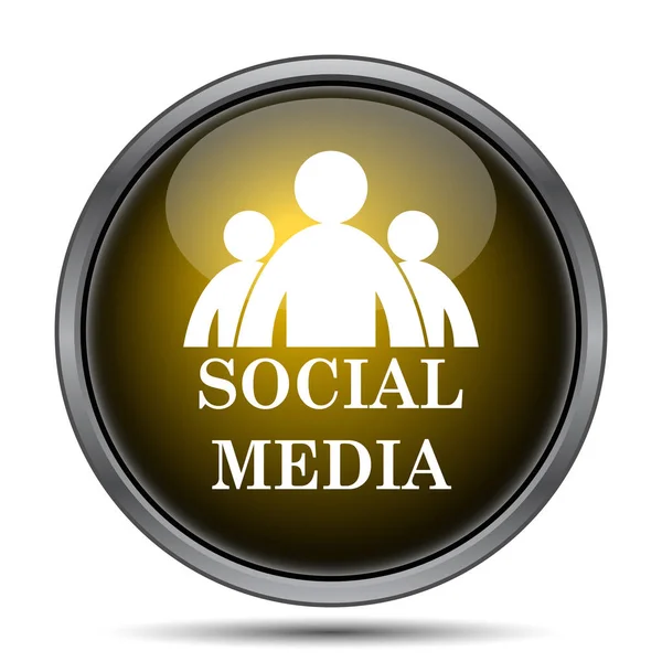 Icona dei social media — Foto Stock