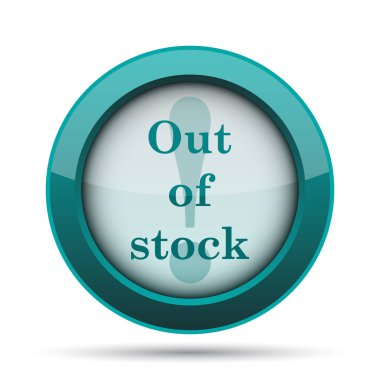 Hisse senedi simgesi dışında. Beyaz arka plan üzerinde Internet düğmesi