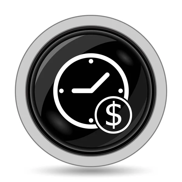 Tijd is geld pictogram — Stockfoto