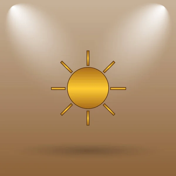 Icono del sol — Foto de Stock