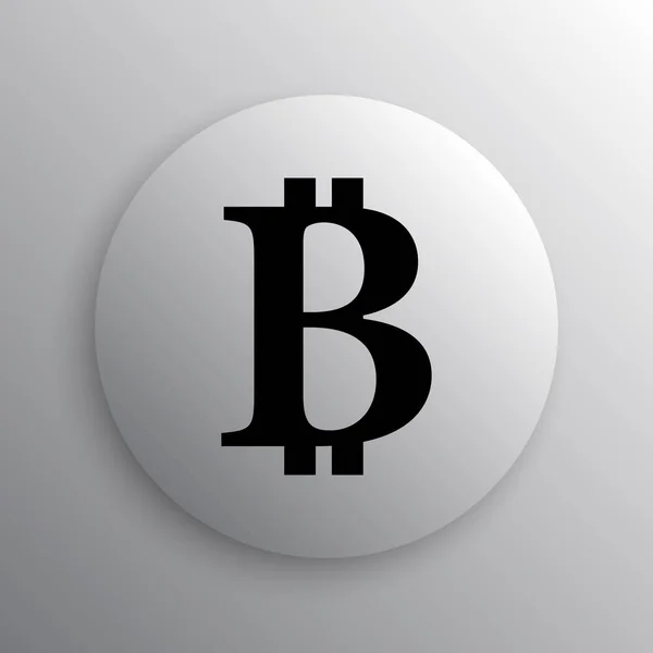 Bitcoin 아이콘입니다 배경에서 인터넷 — 스톡 사진
