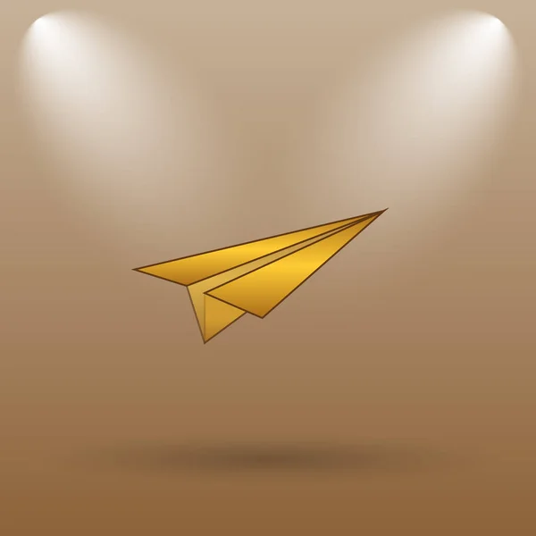 Papierflieger-Symbol — Stockfoto