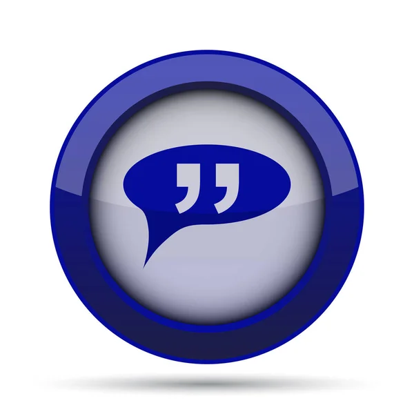 Double quotes icon — Stock Photo, Image